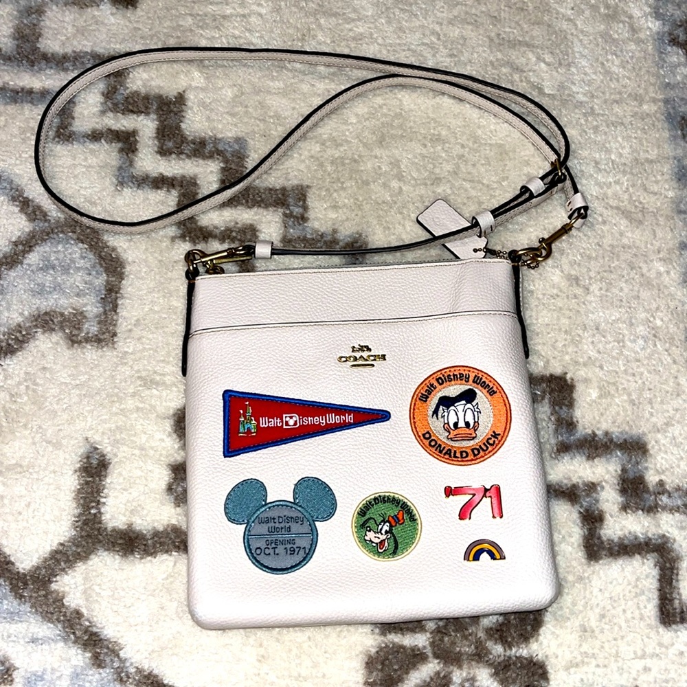 Disney X Coach WDW 50th Kitt Messenger Patch Crossbody